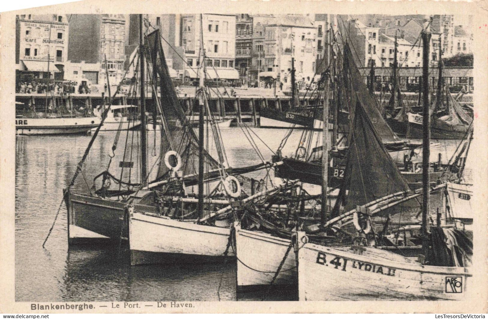 BELGIQUE - Blankenberge - Le Port - De Havre - Bateaux - Carte Postale Ancienne - Blankenberge