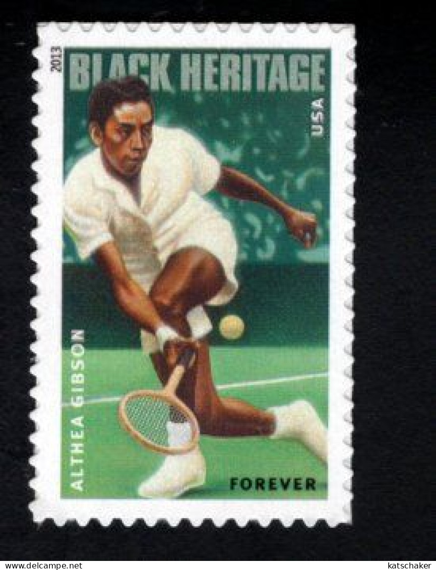 237434138 2013  SCOTT 4803 (XX) POSTFRIS MINT NEVER HINGED - BLACK HERITAGE - TENNIS - ALTHEA GIBSON TENNIS PLAYER - Unused Stamps