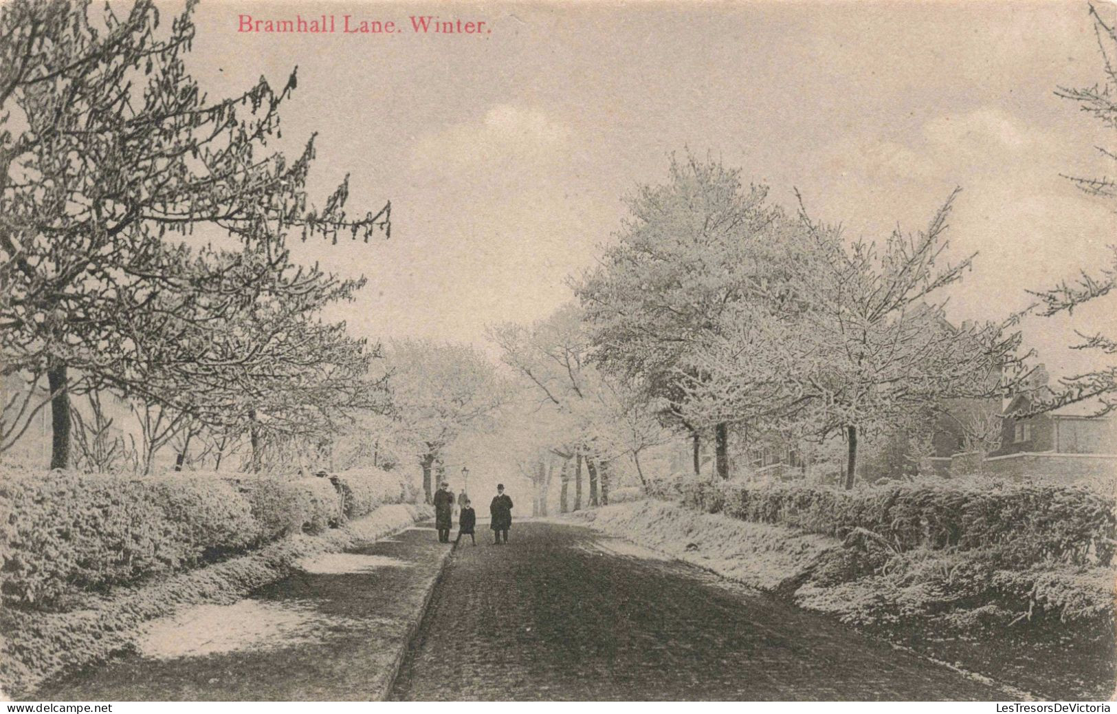 ROYAUME UNI - Angleterre - Bramhall Lane - Winter - Carte Postale Ancienne - Sonstige & Ohne Zuordnung