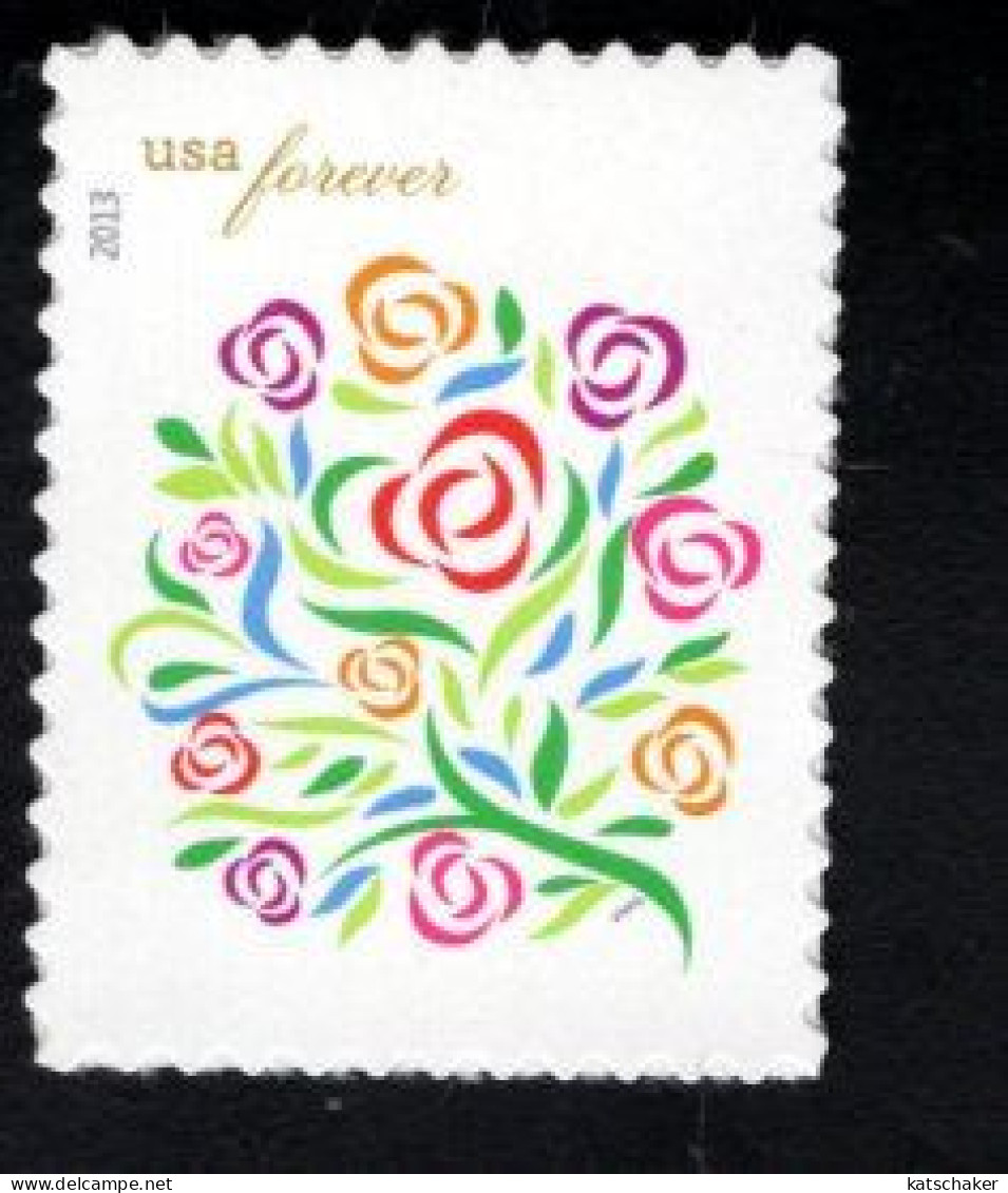 223013047 2013 SCOTT 4764 (**) POSTFRIS MINT NEVER HINGED  - WEDDING FLOWERS - Unused Stamps