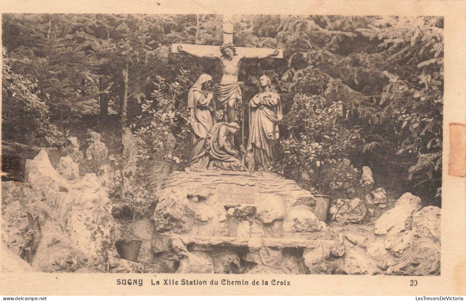 BELGIQUE - Sugny - La XIIe Station Du Chemin De La Croix - Carte Postale Ancienne - Vresse-sur-Semois