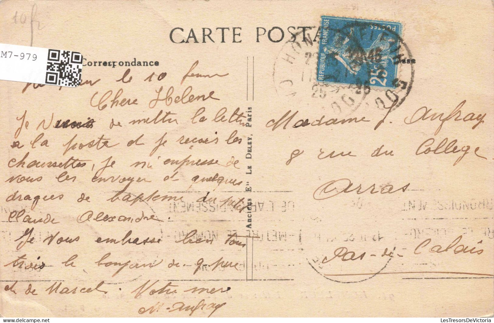 FRANCE - Honfleur - Intérieur De L'église Sainte Catherine  - Carte Postale Ancienne - Honfleur