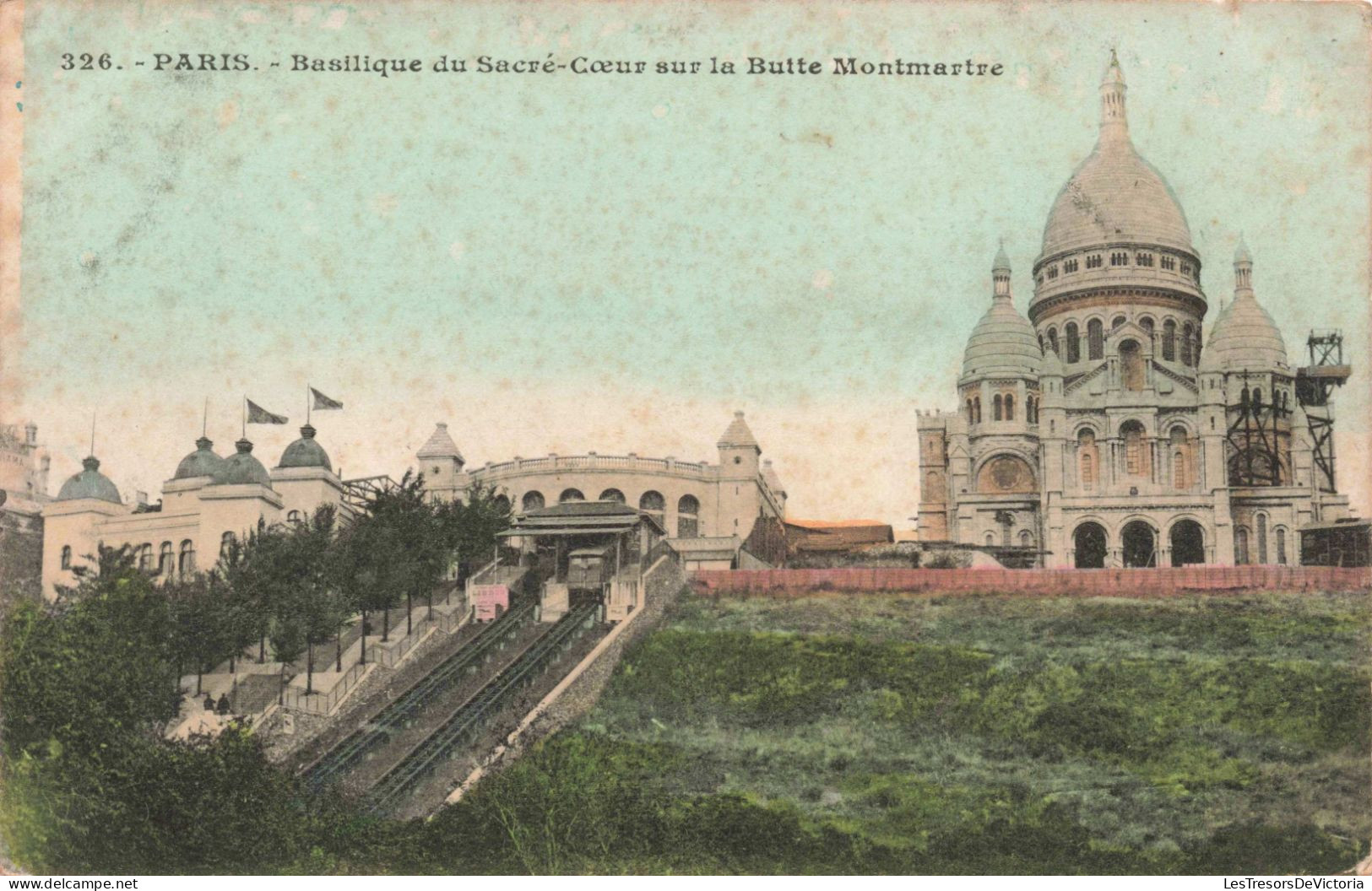 FRANCE - Paris - Basilique Du Sacré Coeur Sur La Butte Montmartre - Colorisé - Carte Postale Ancienne - Other Monuments