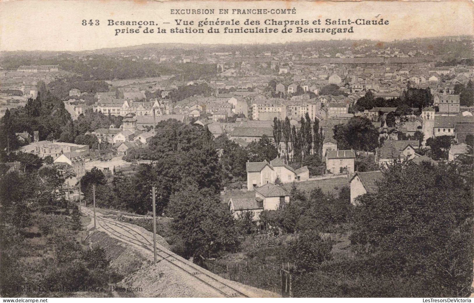FRANCE - Besançon - Vue Générale Des Chaprais Et Saint Claude Prise De La Station - Carte Postale Ancienne - Besancon