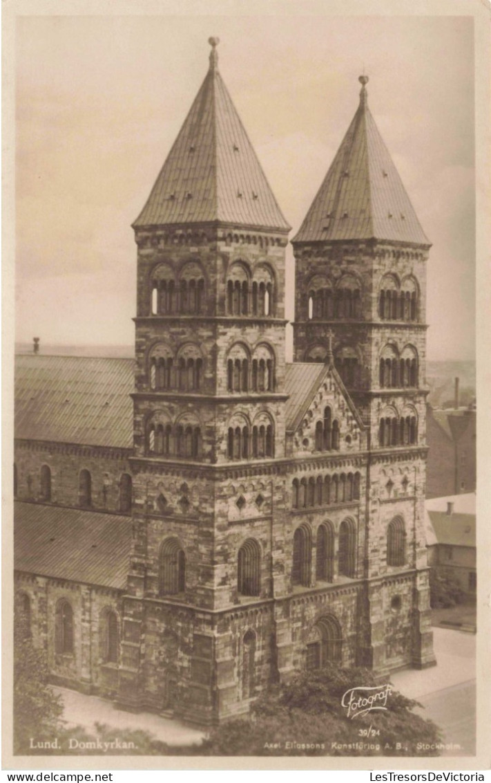 SUÈDE - Lund - Cathédrale De Lund - Carte Postale Ancienne - Suède