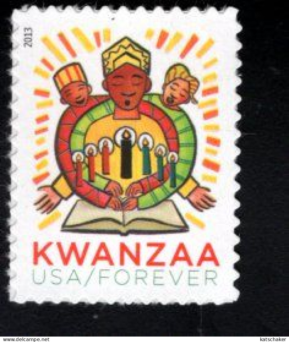 1366165366 2013 SCOTT 4845 (XX)  POSTFRIS MINT NEVER HINGED - KWANZAA PEOPLE CANDLES BOOK - Unused Stamps