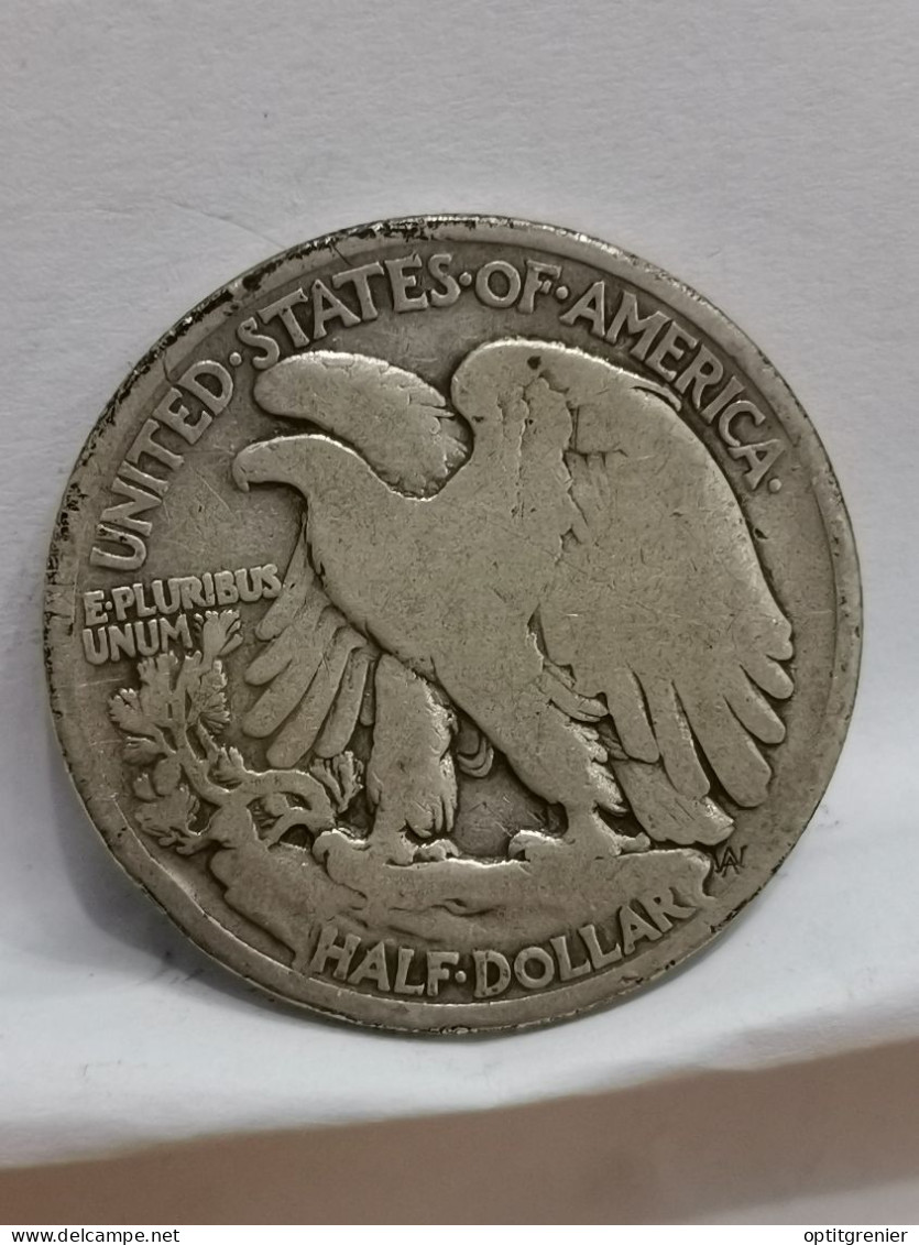 HALF DOLLAR ARGENT 1936 PHILADELPHIE 1/2 DOLLAR LIBERTY WALKING USA / SILVER - 1916-1947: Liberty Walking (Liberté Marchant)