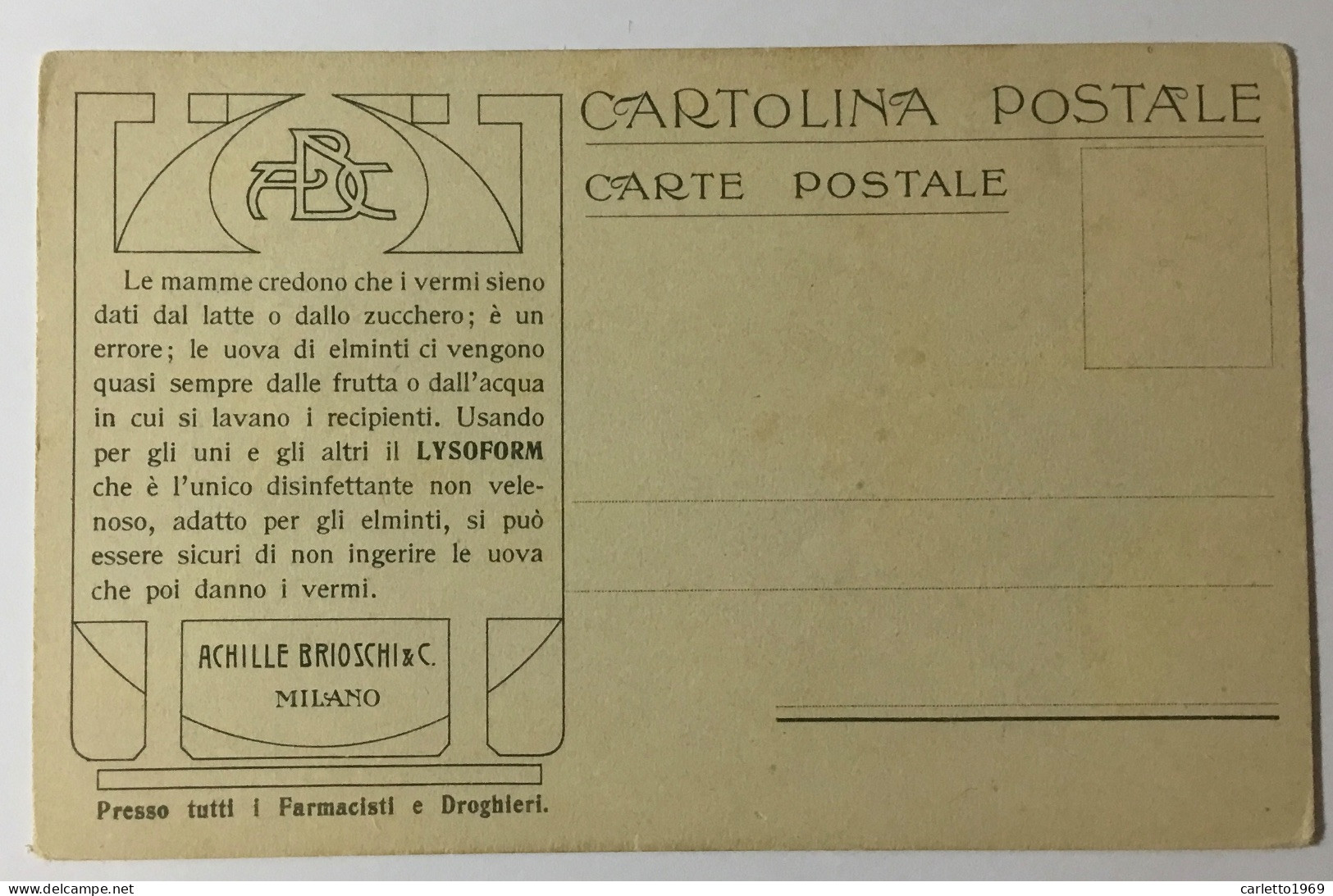 LA POSTA NELLA SVIZZERA   - RETRO PUBBLICITÀ BRIOSCHI - NV FP - Postal Services
