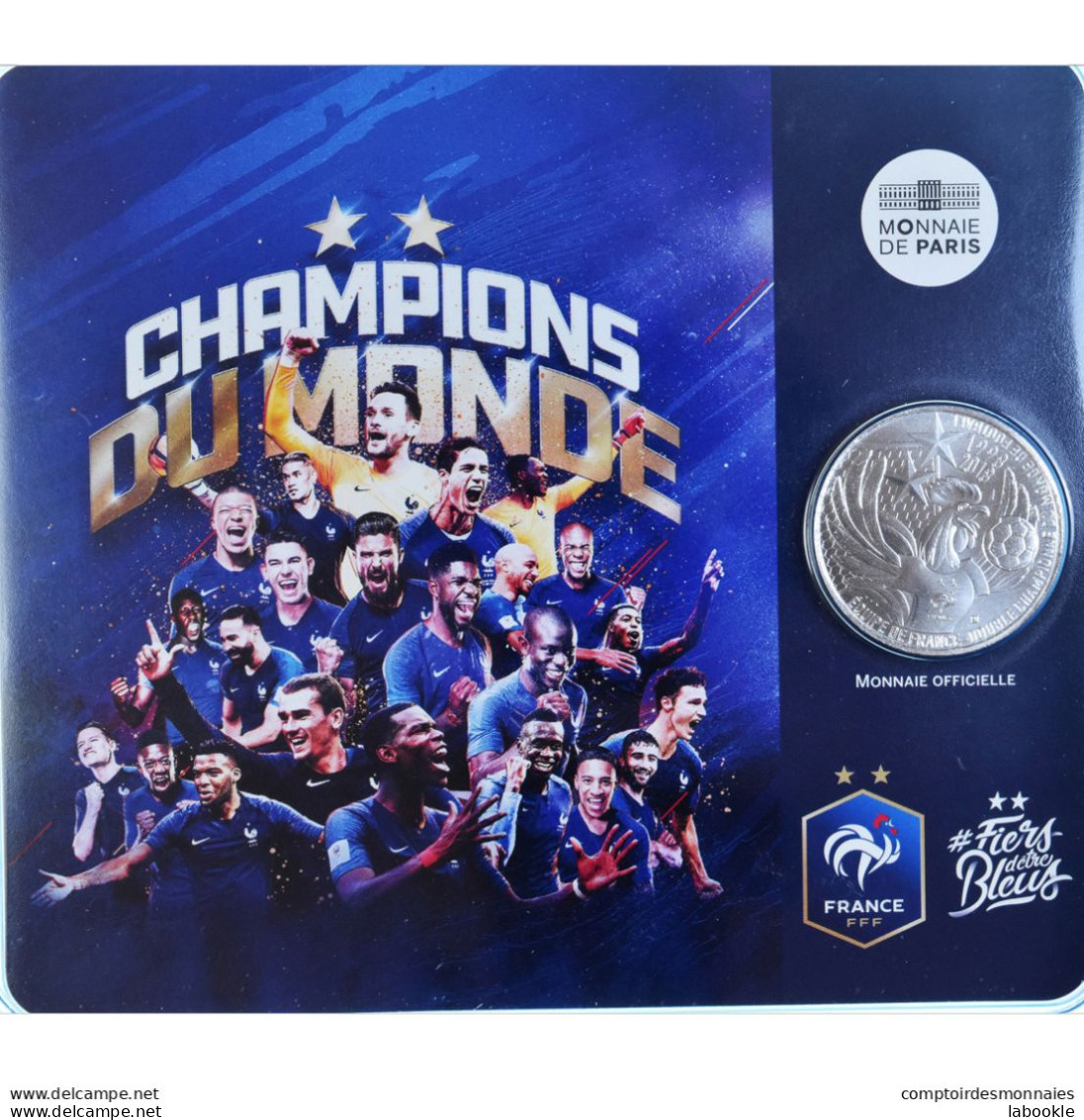 France, 10 Euro Argent, 2018, Monnaie De Paris, Champions Du Monde - Autres & Non Classés