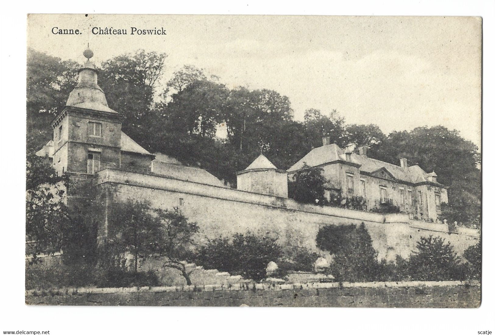 Maastricht   -   Canne   -   Kanne   -   Château Poswick   -   1913   Luik   Naar   Pecq - Riemst