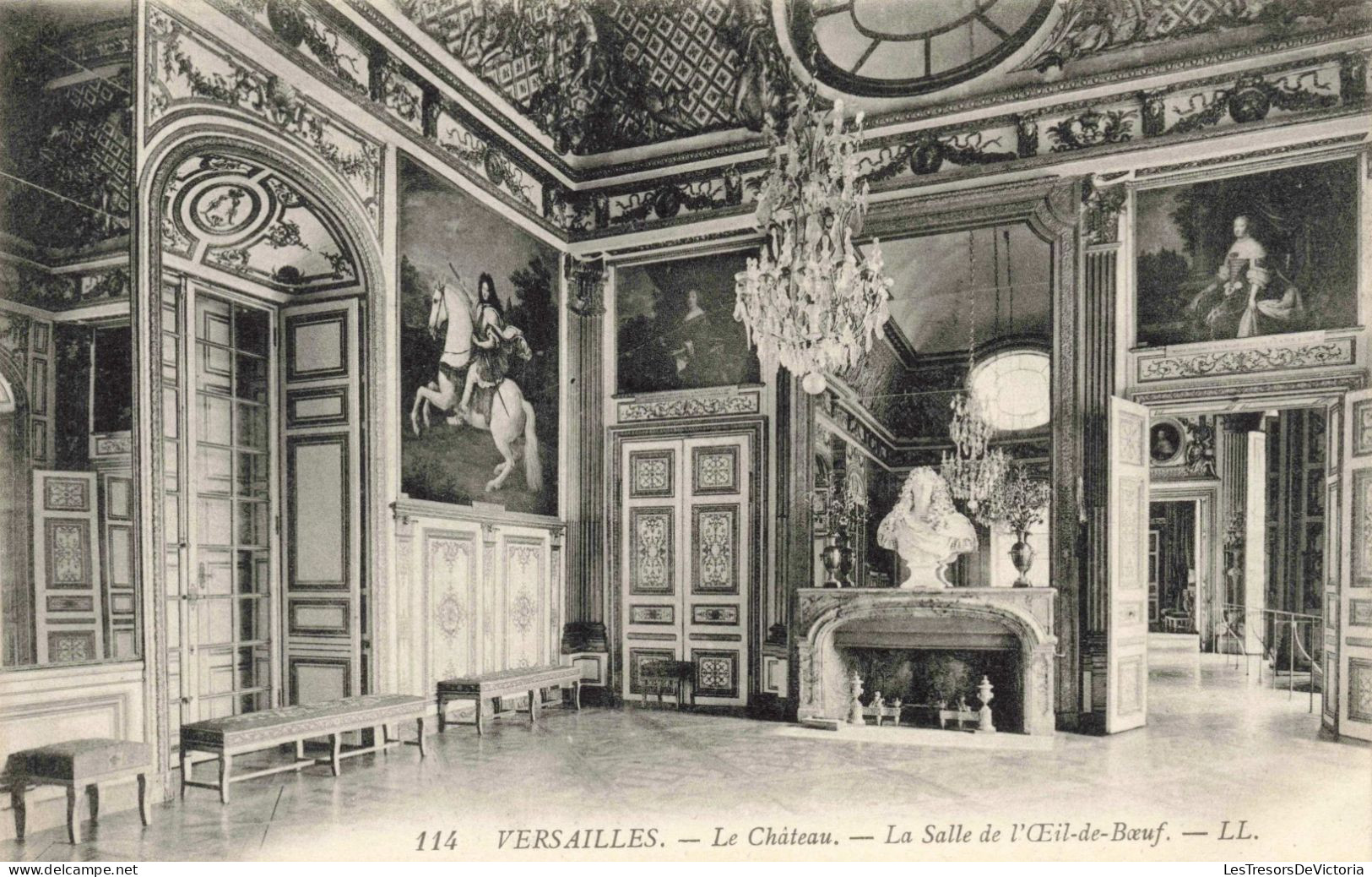 FRANCE - Versailles - Le Château - La Salle De L'Œil De Bœuf - Carte Postale Ancienne - Versailles (Schloß)