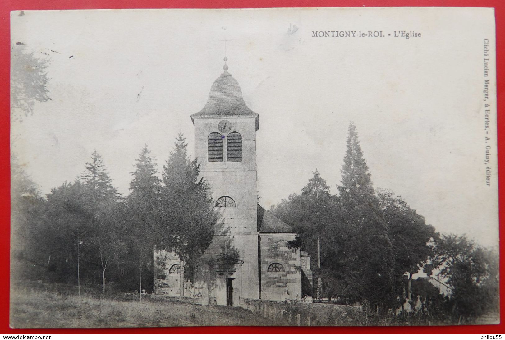 Cpa 52 MONTIGNY LE ROI Eglise - Montigny Le Roi