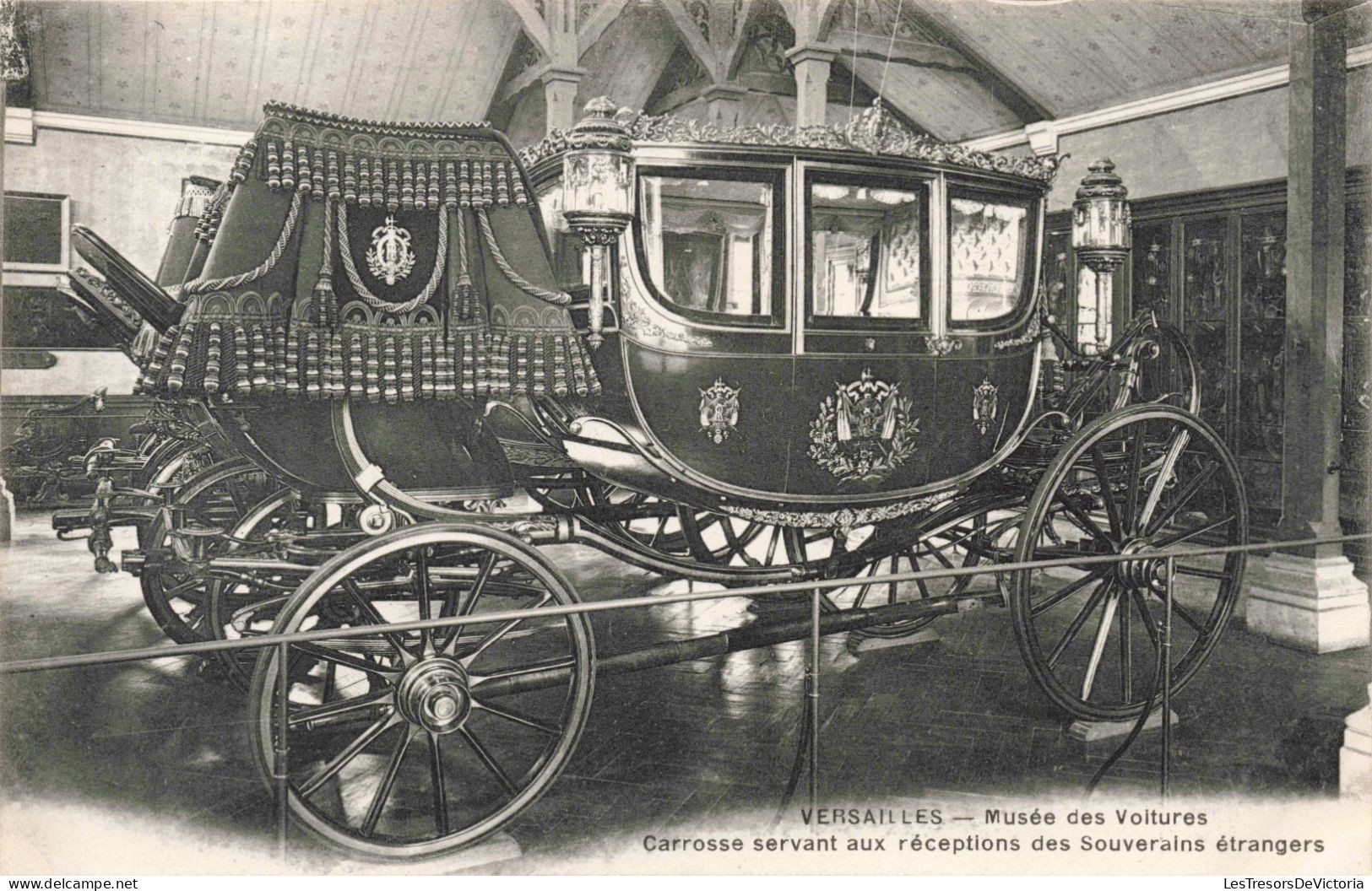 FRANCE - Versailles - Musée Des Voitures - Carosse Servant Aux Réceptions Des Souverains - Carte Postale Ancienne - Versailles (Château)