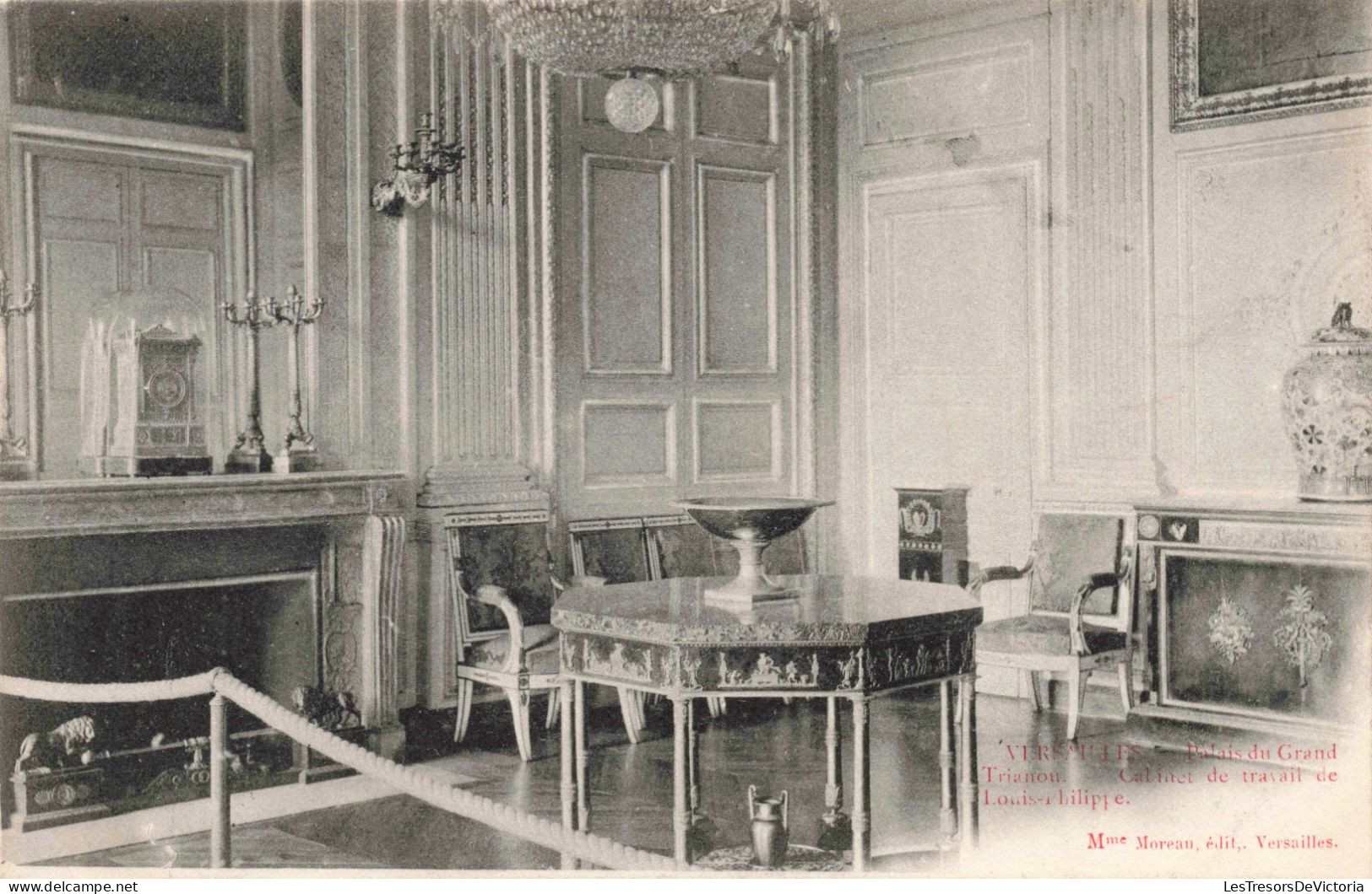 FRANCE - Versailles - Palais Du Grand Trianon - Cabinet De Travail De Louis Philippe - Carte Postale Ancienne - Versailles (Schloß)