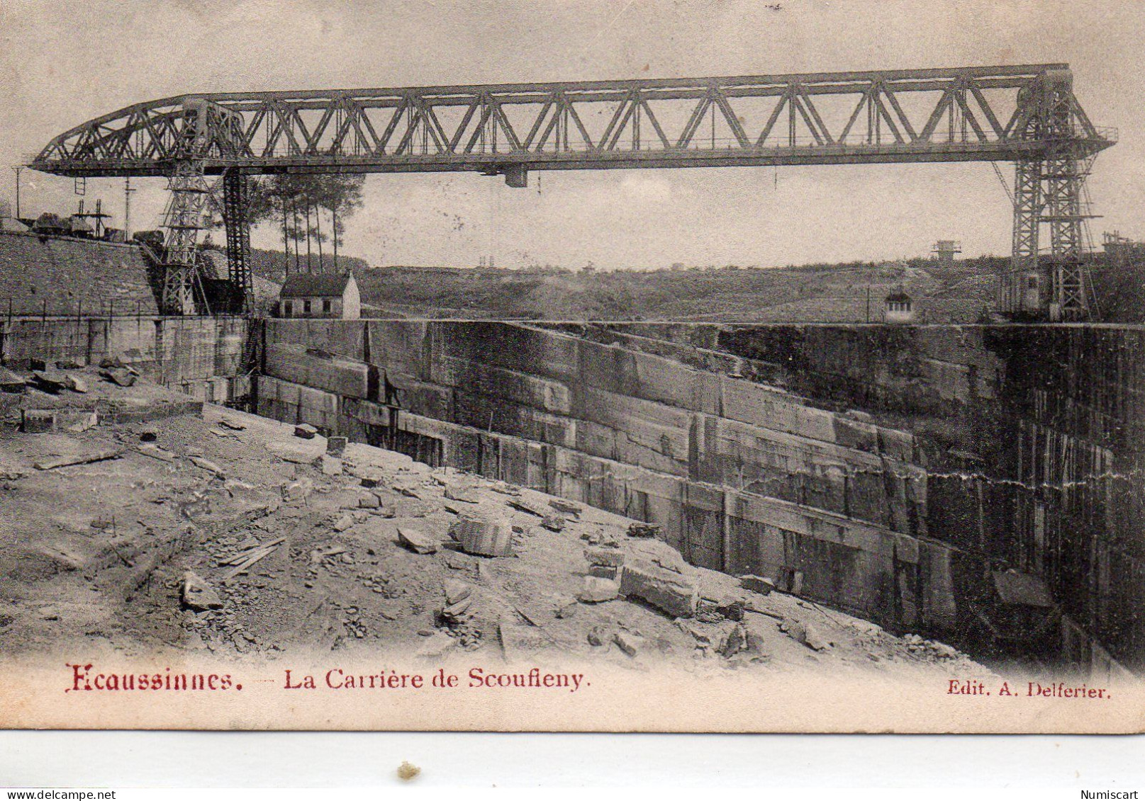 Ecaussinnes Carrière De Scoufflény Mines Carrières - Ecaussinnes