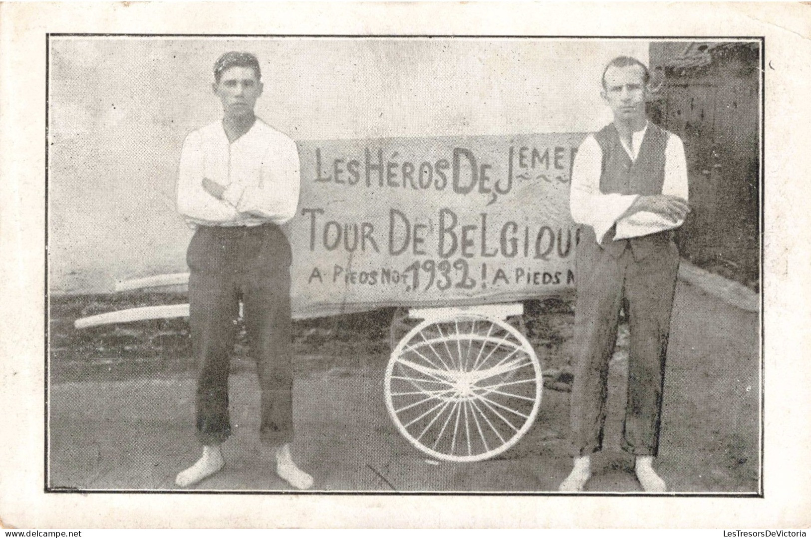 PHOTOGRAPHIE - Tour De Belgique 1932 - Carte Postale Ancienne - Photographie