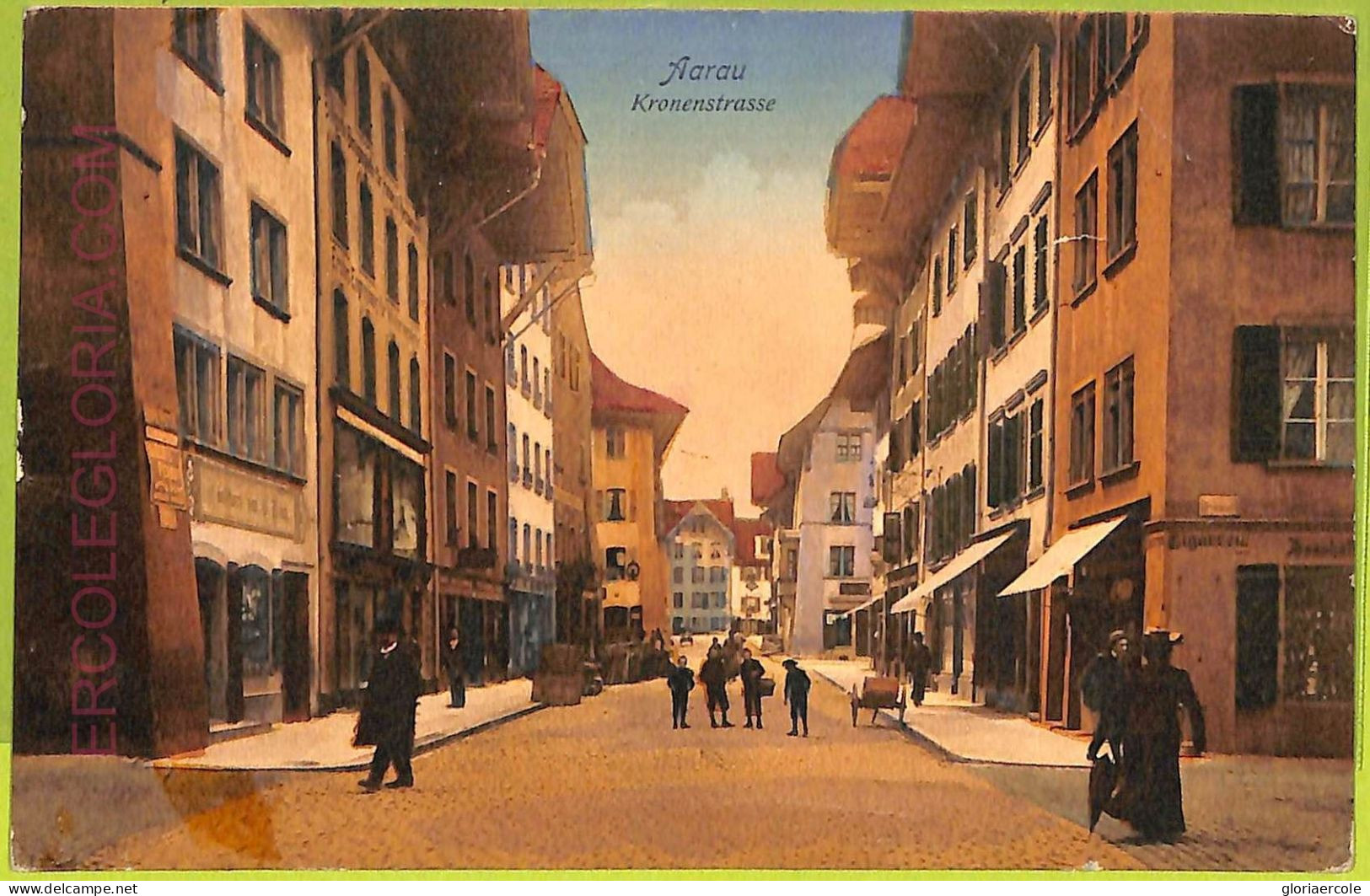 Ad5654 - SWITZERLAND Schweitz - Ansichtskarten VINTAGE POSTCARD - Aarau - 1908 - Aarau