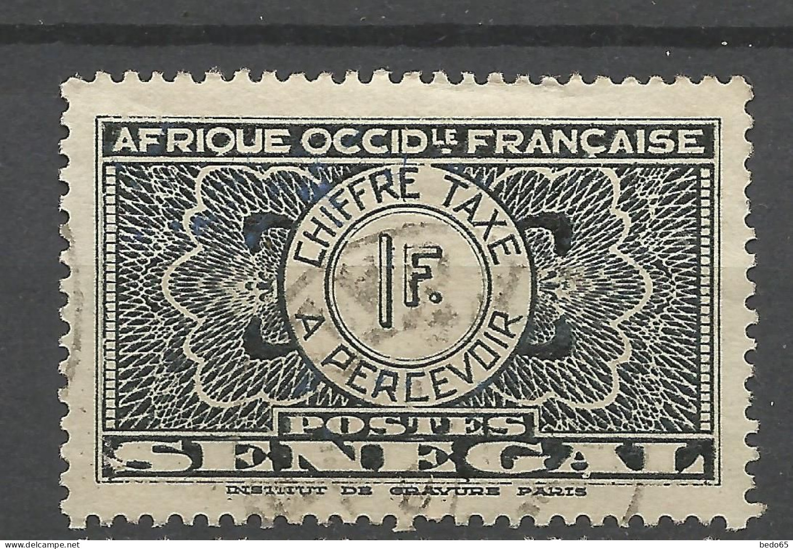 SENEGAL TAXE N° 29  OBL / Used - Segnatasse