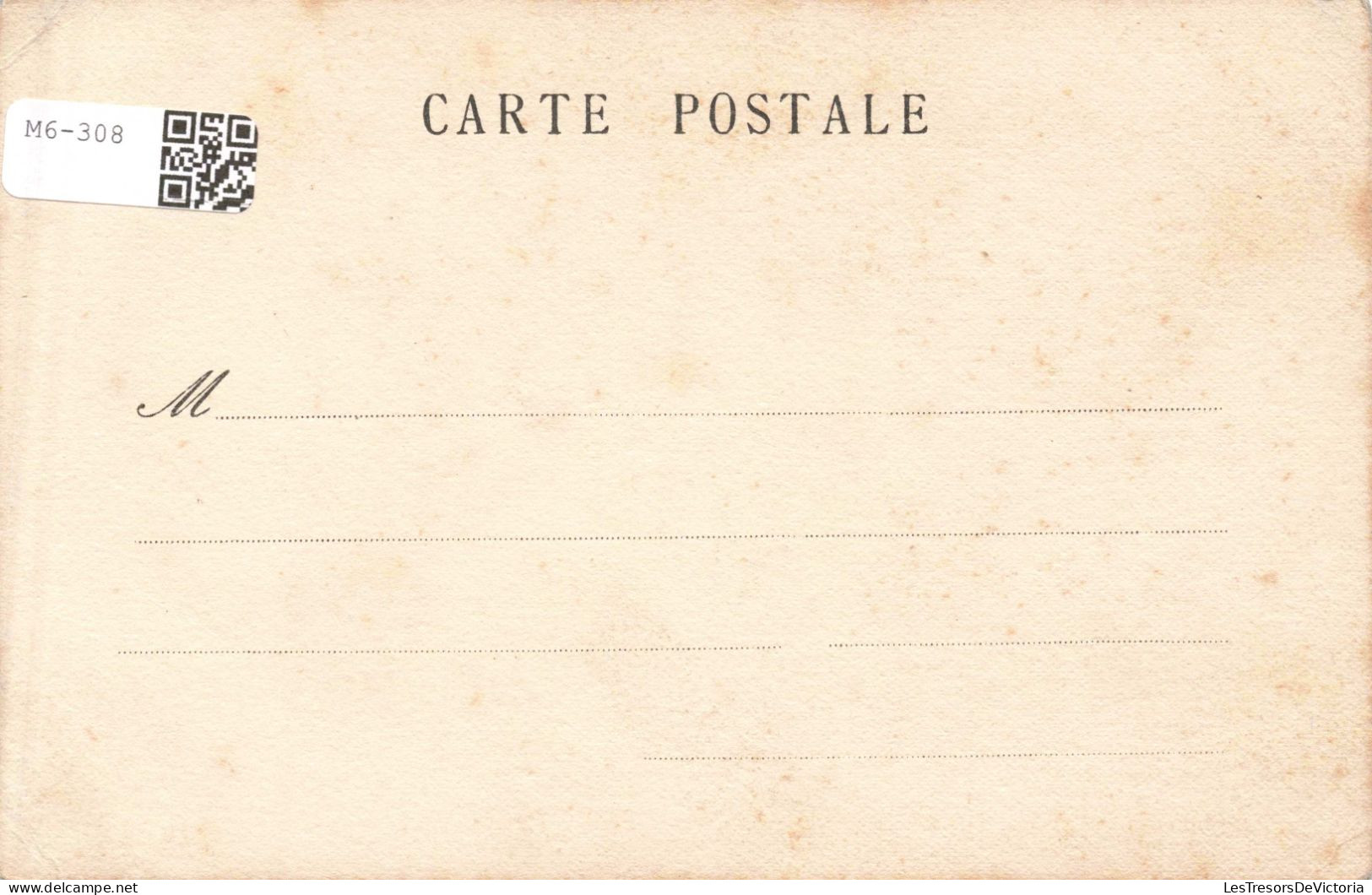 SILHOUETTES - Un Vieux Monsieur - Carte Postale Ancienne - Silhouette - Scissor-type