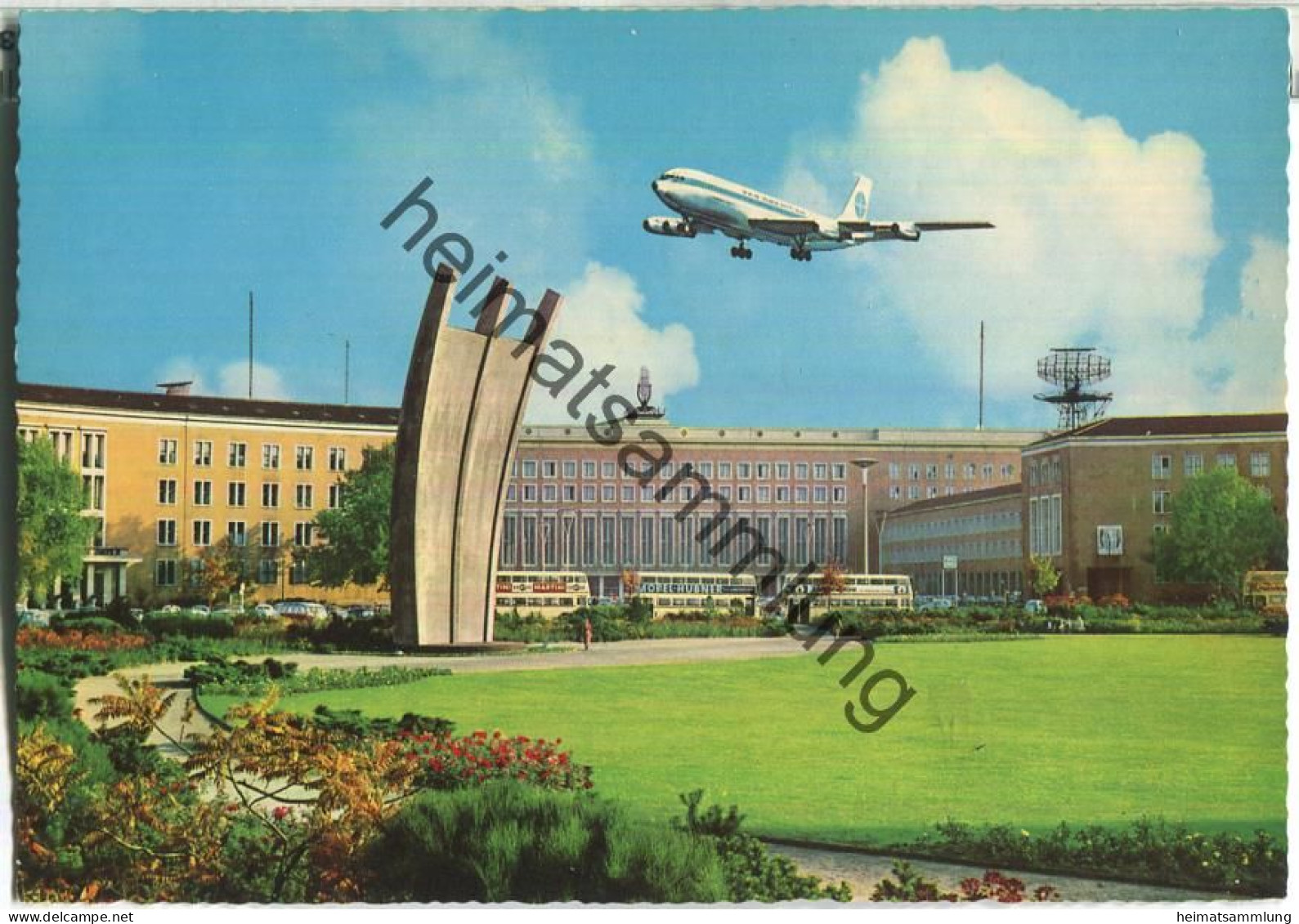 Berlin - Flughafen-Tempelhof - Platz Der Luftbrücke - Verlag Krüger 60er Jahre - Tempelhof