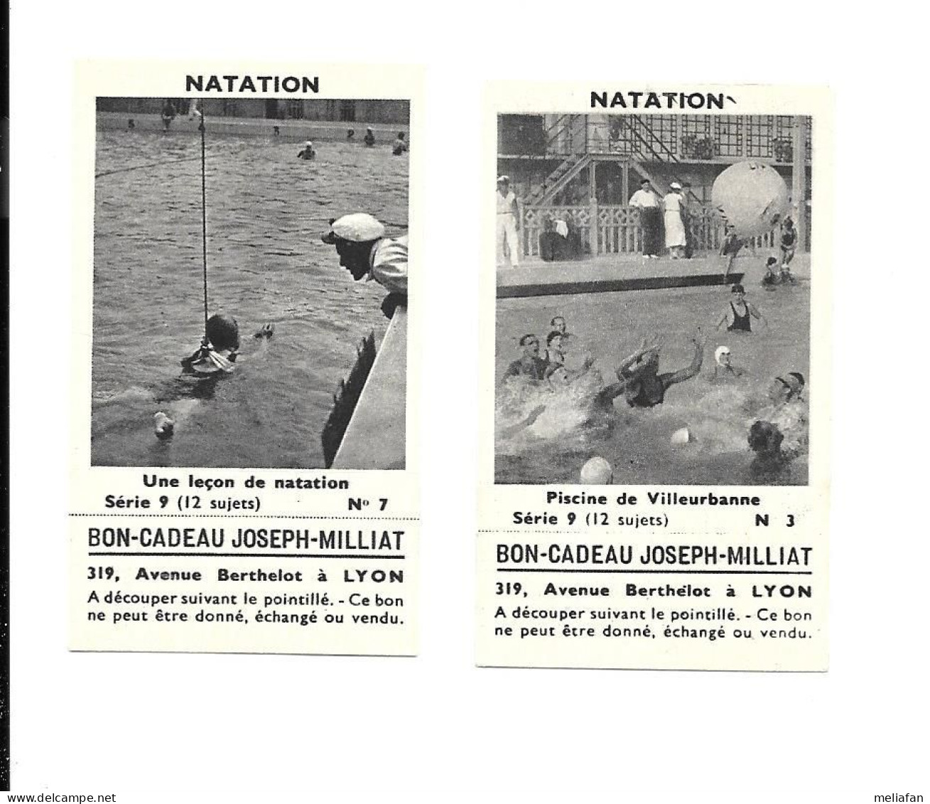 CL08 - IMAGES PATES MILLIAT - NATATION - Natation