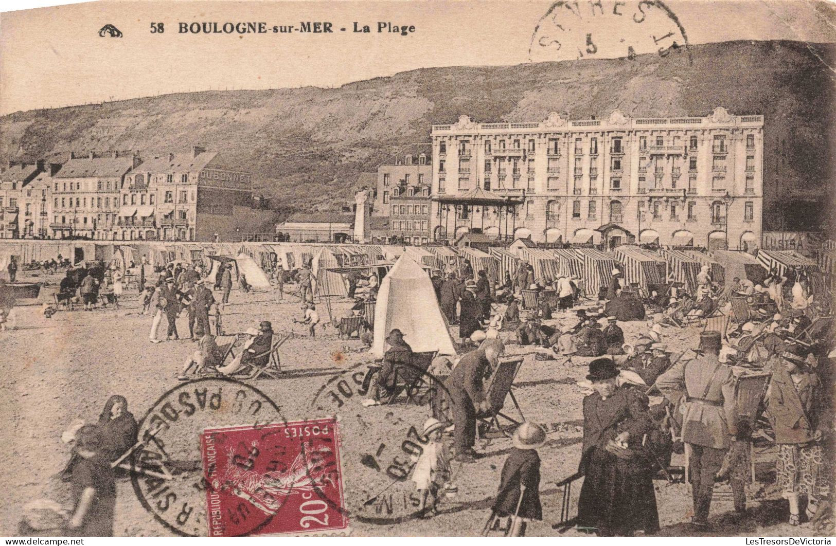 FRANCE - Boulogne-sur-Mer - La Plage - Animé - Carte Postale Ancienne - Boulogne Sur Mer