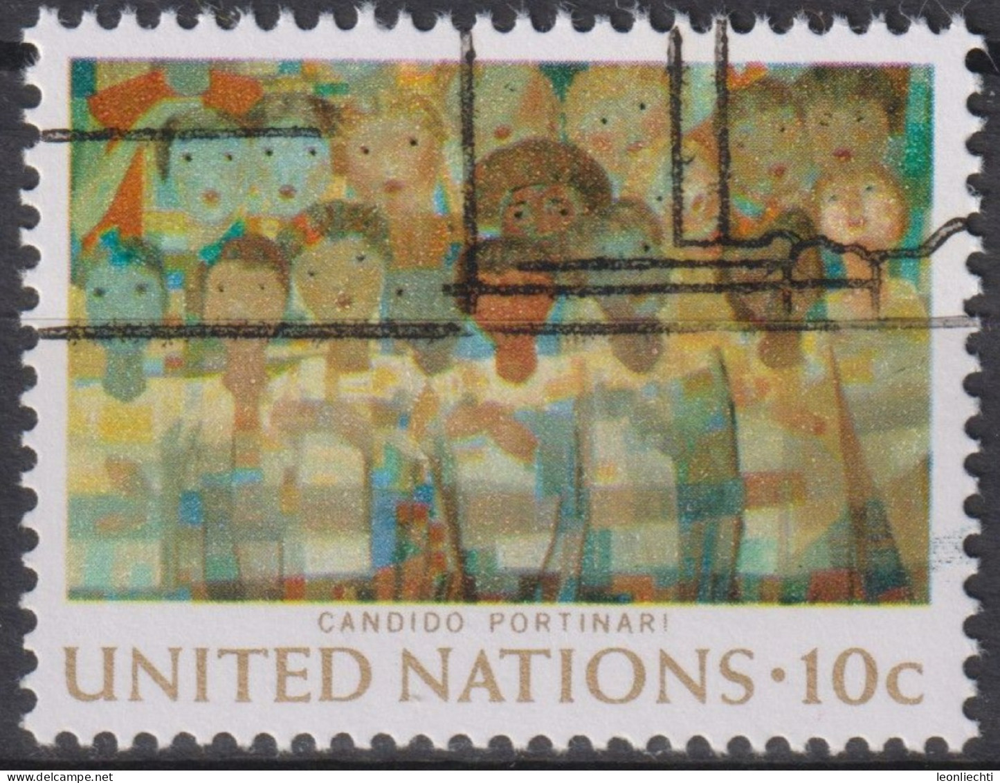 1974 Vereinte Nationen > New York, ° Mi:NT-NY 267, Yt:NT-NY 240, Brasilianische Wandgemälde - Oblitérés