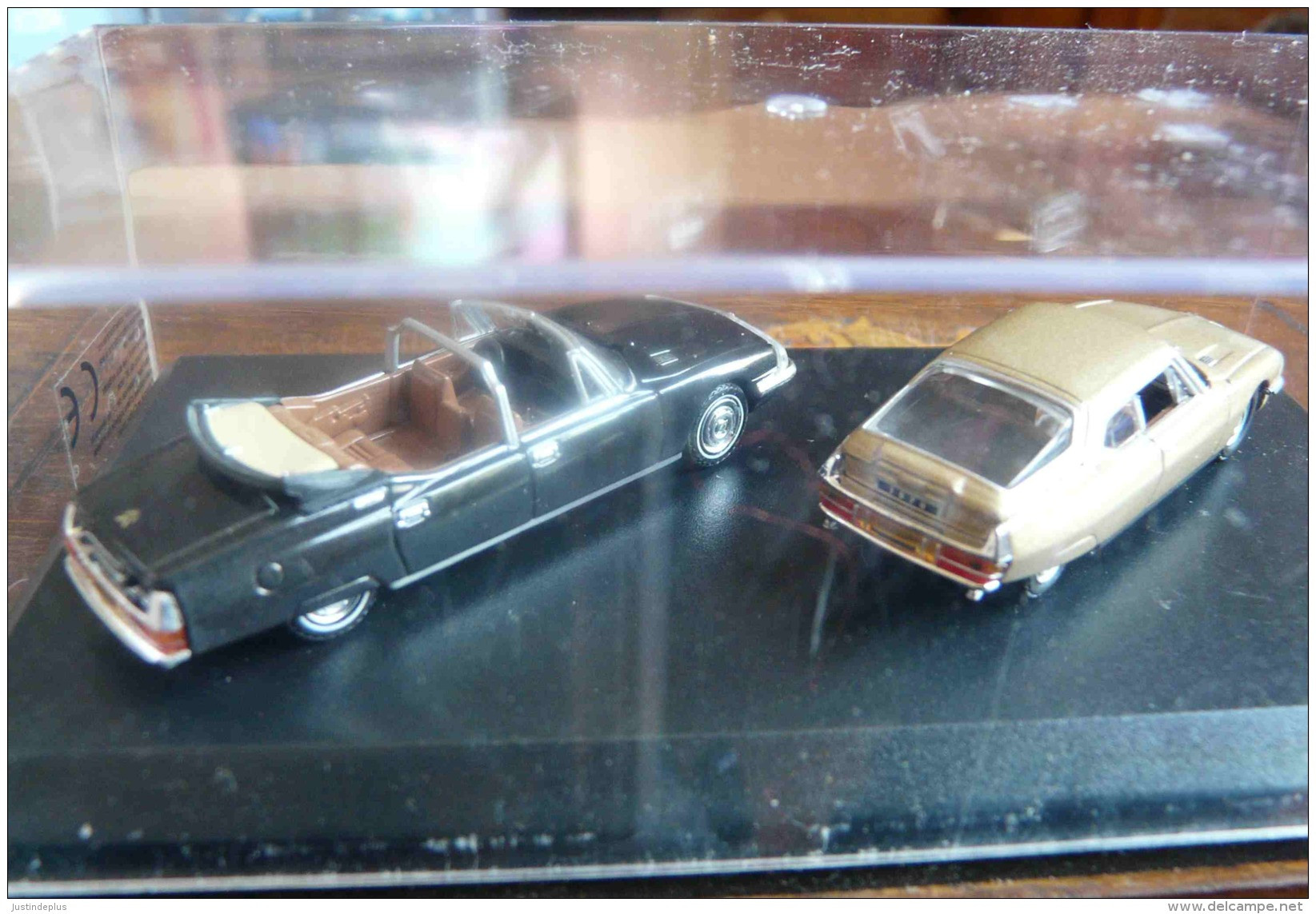 CITROEN SM 1970 ET SM PRESIDENTIELLE 1972 DUO METAL UNIVERSAL HOBBIES  ATLAS ECH 1/87 HO 2 SCAN - Scala 1:87