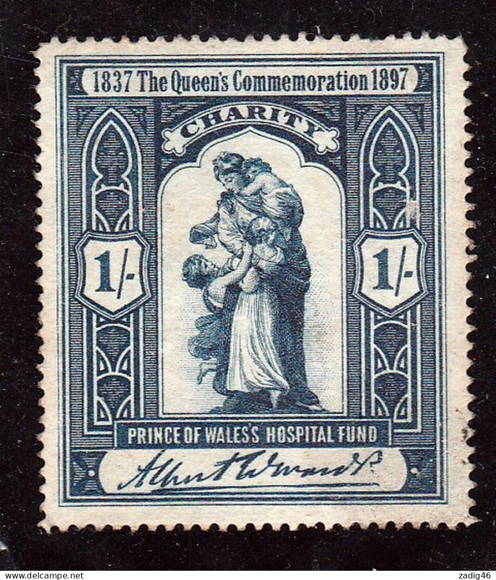 GRANDE BRETAGNE - VIGNETTE DE 1897 -PRINCE OF WALES HOSPITAL FUND - Non Classés