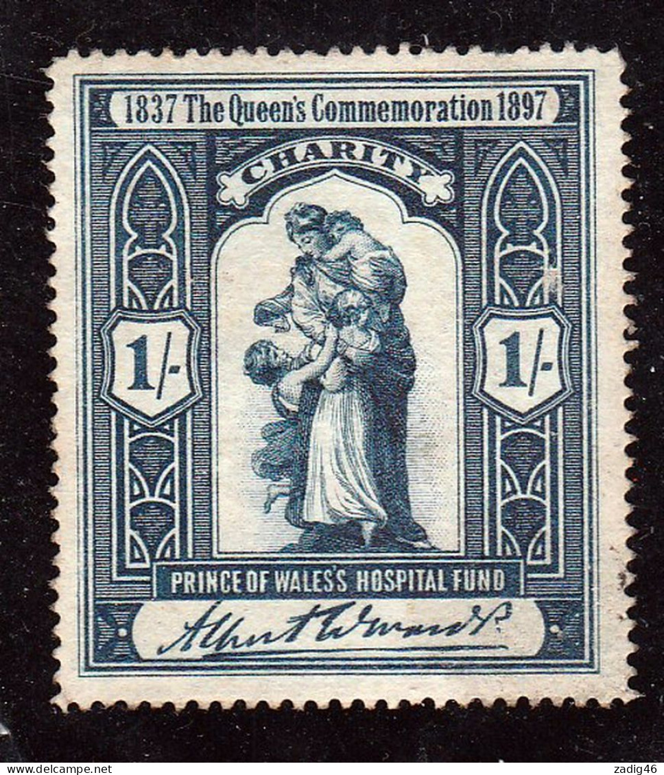 GRANDE BRETAGNE - VIGNETTE DE 1897 -PRINCE OF WALES HOSPITAL FUND - Unclassified