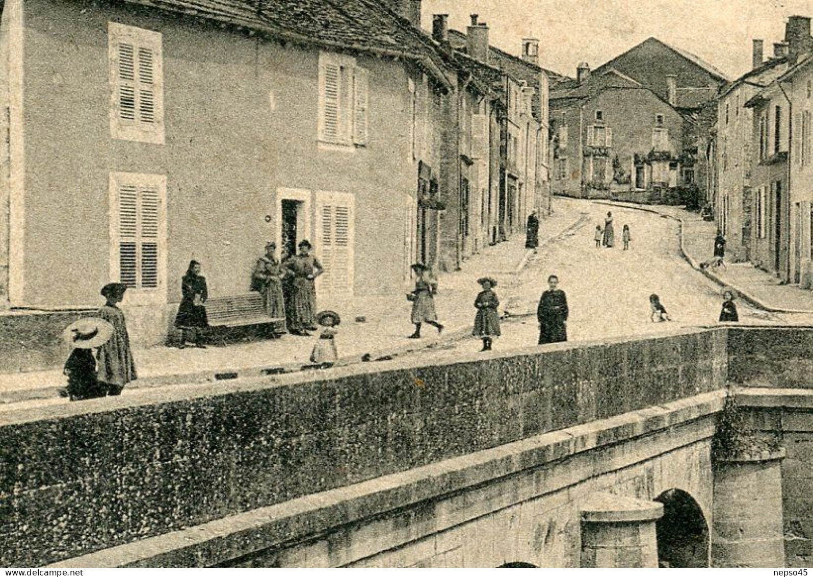 Andelot ( 52 ) Le Pont Du Rognon,carte Animée. - Andelot Blancheville