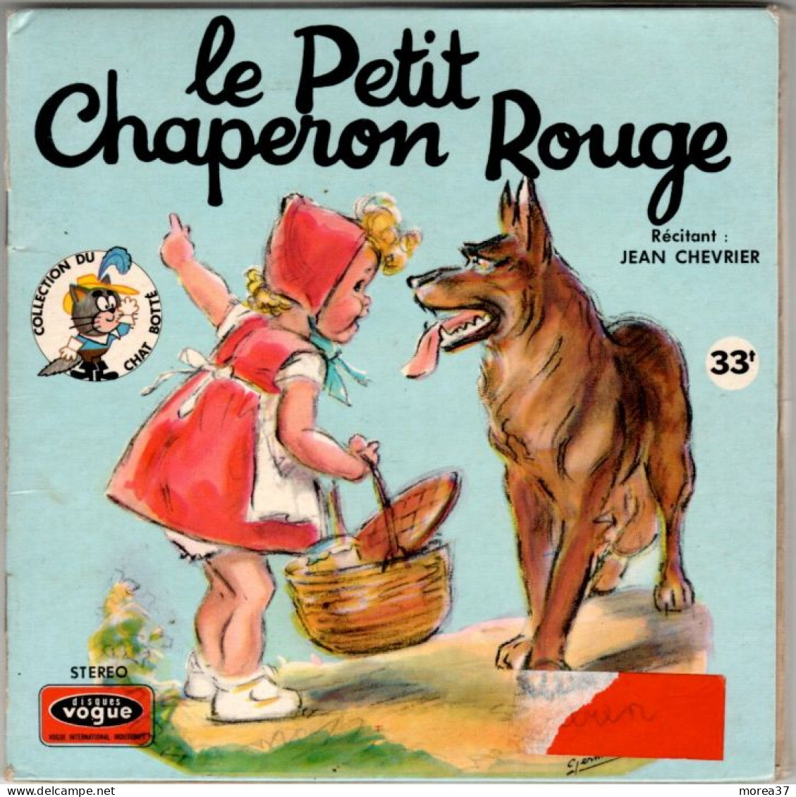 GERMAINE BOURET "Le Petit Chaperon Rouge"  Disque 33 Tours - Bouret, Germaine