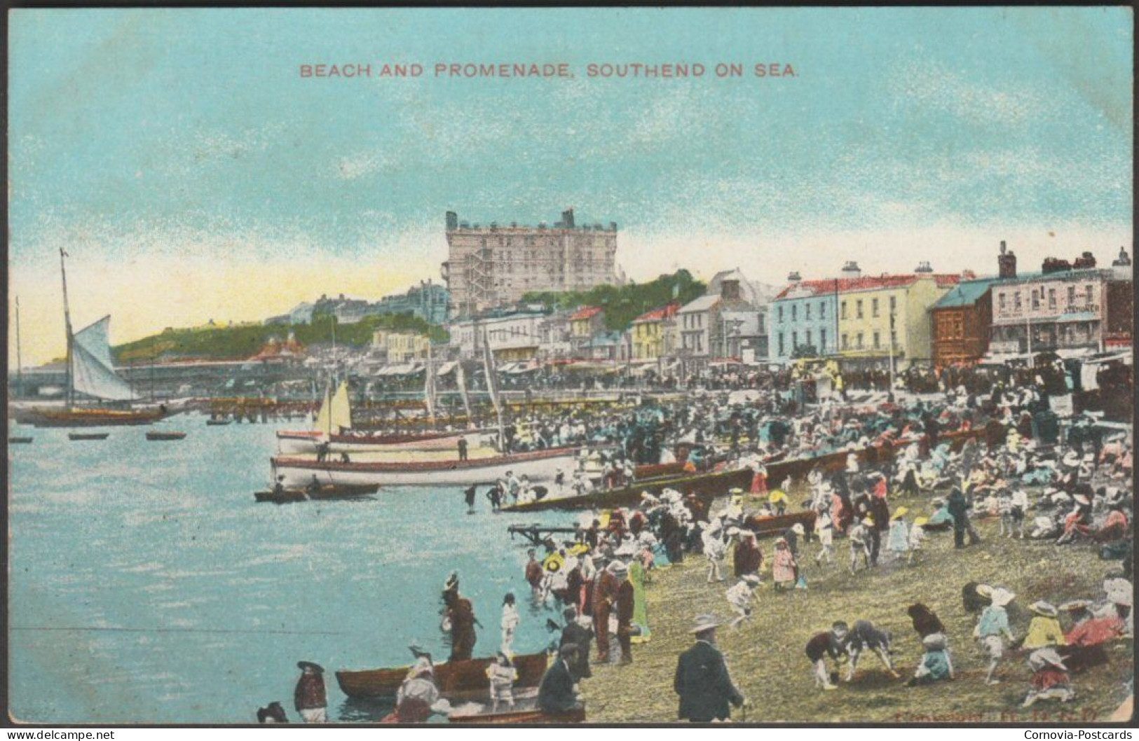 Beach And Promenade, Southend On Sea, Essex, C.1905 - GD&DL Postcard - Southend, Westcliff & Leigh