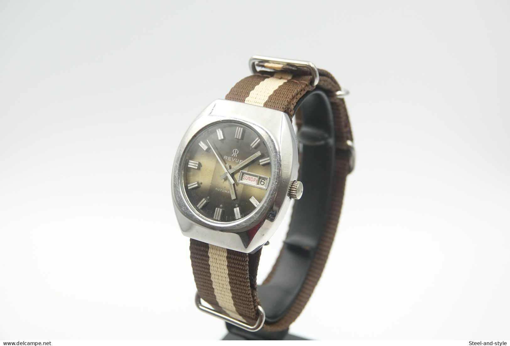 Watches :  REVUE THOMMEN AUTOMATIC Reference S7729A - Original - Running - - Designeruhren