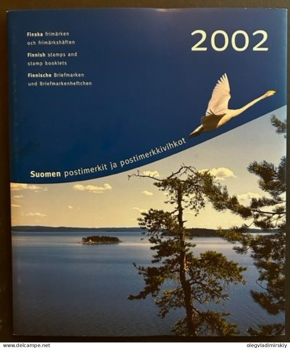Finland Finnland Finlande 2002 Full Year Set With Booklets In Official Pack Mint - Années Complètes