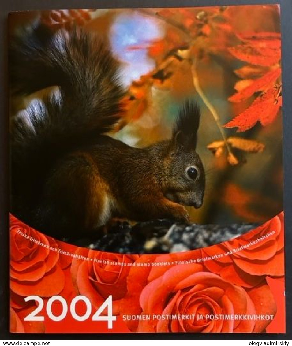 Finland Finnland Finlande 2004 Full Year Set With Booklets In Official Pack Mint - Volledig Jaar