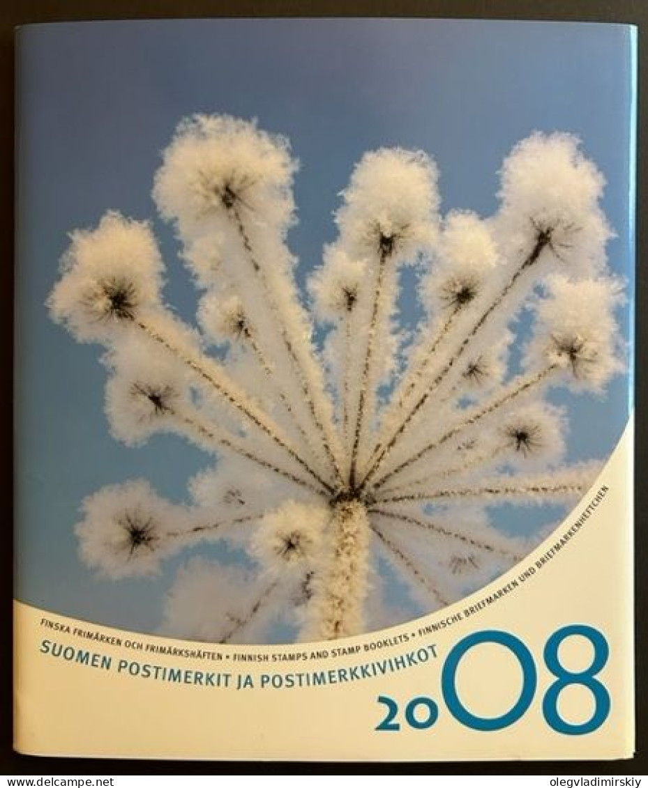 Finland Finnland Finlande 2008 Full Year Set With Booklets In Official Pack Mint - Volledig Jaar