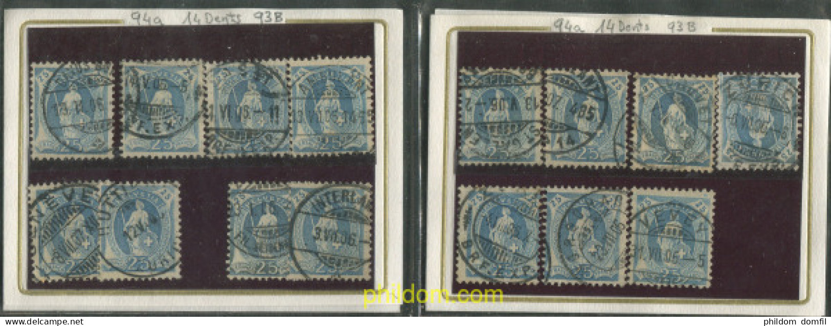 707670 MNH SUIZA 1906 HELVETIA - Unused Stamps