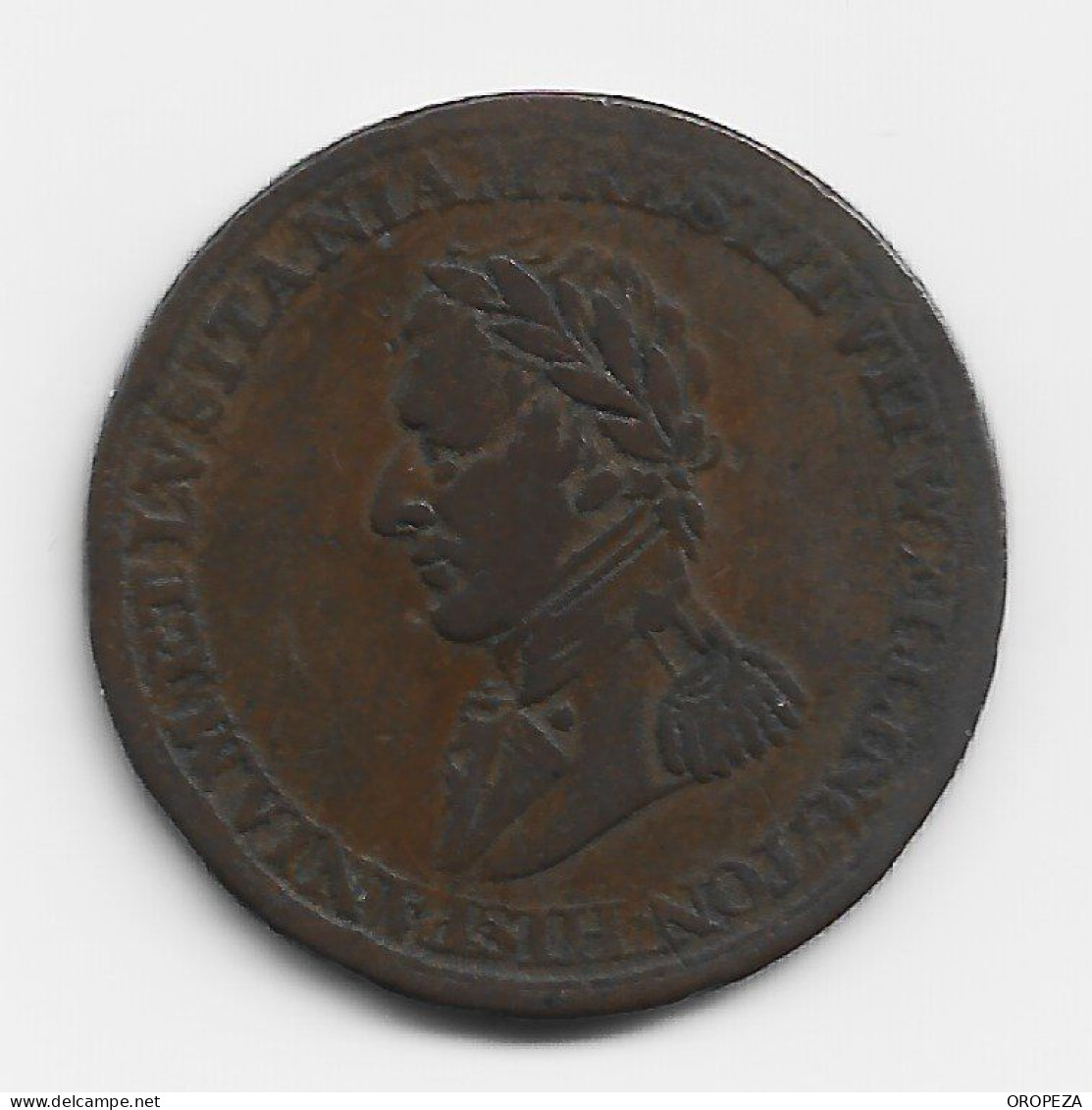 T 9  -  GRAN BRETAÑA -  1812 Wellington Half Penny Token - Altri & Non Classificati