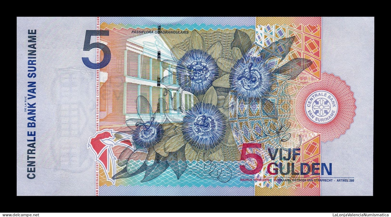 Surinam Suriname 5 Gulden 2000 Pick 146 Sc Unc - Surinam