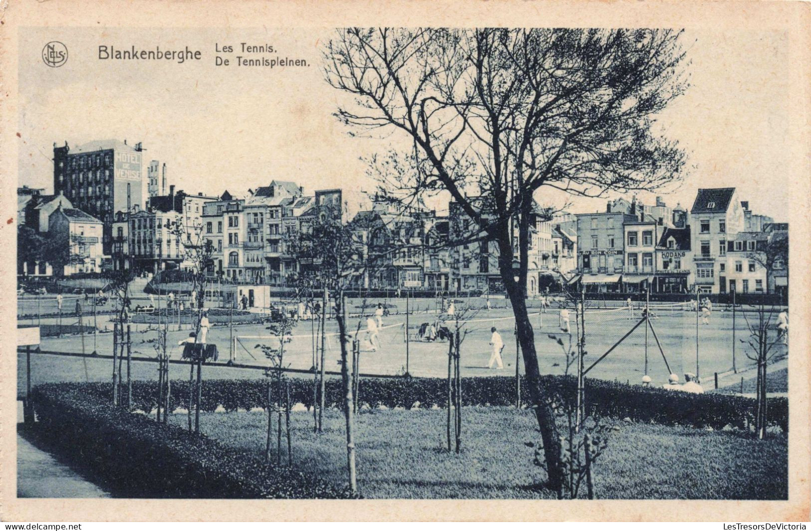 BELGIQUE - Blankenberge - Les Tennis - Carte Postale Ancienne - Blankenberge