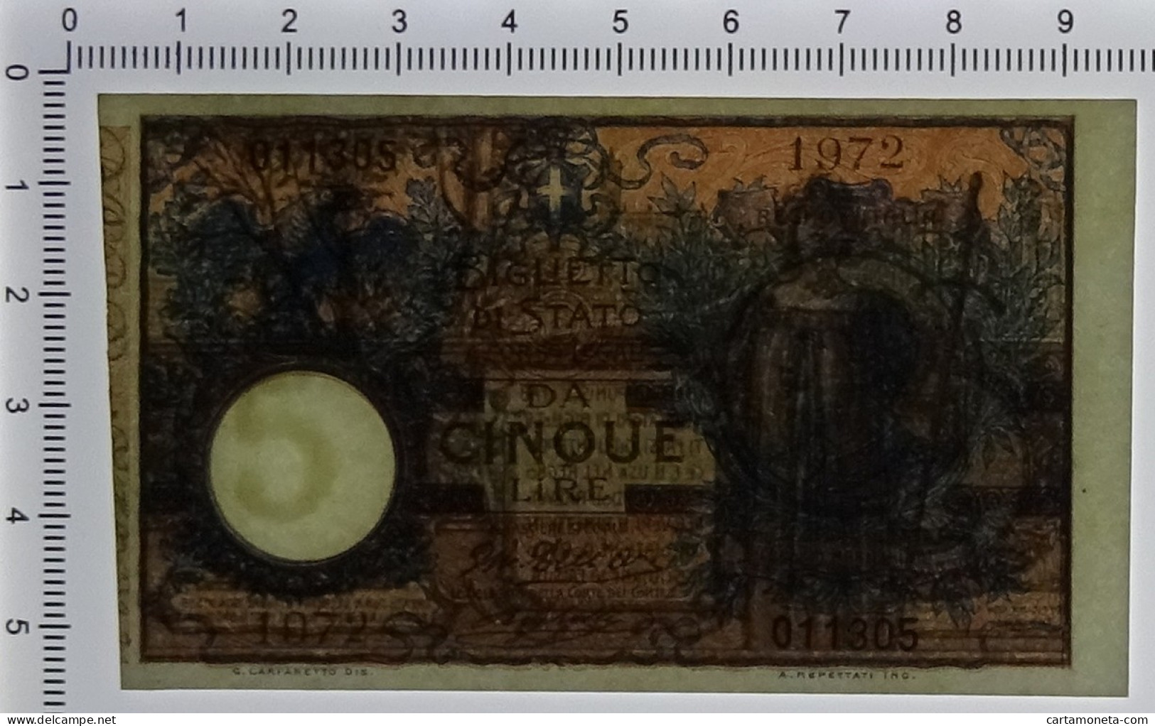 5 LIRE BIGLIETTO DI STATO VITTORIO EMANUELE III FLOREALE 05/11/1914 SUP+ - Otros