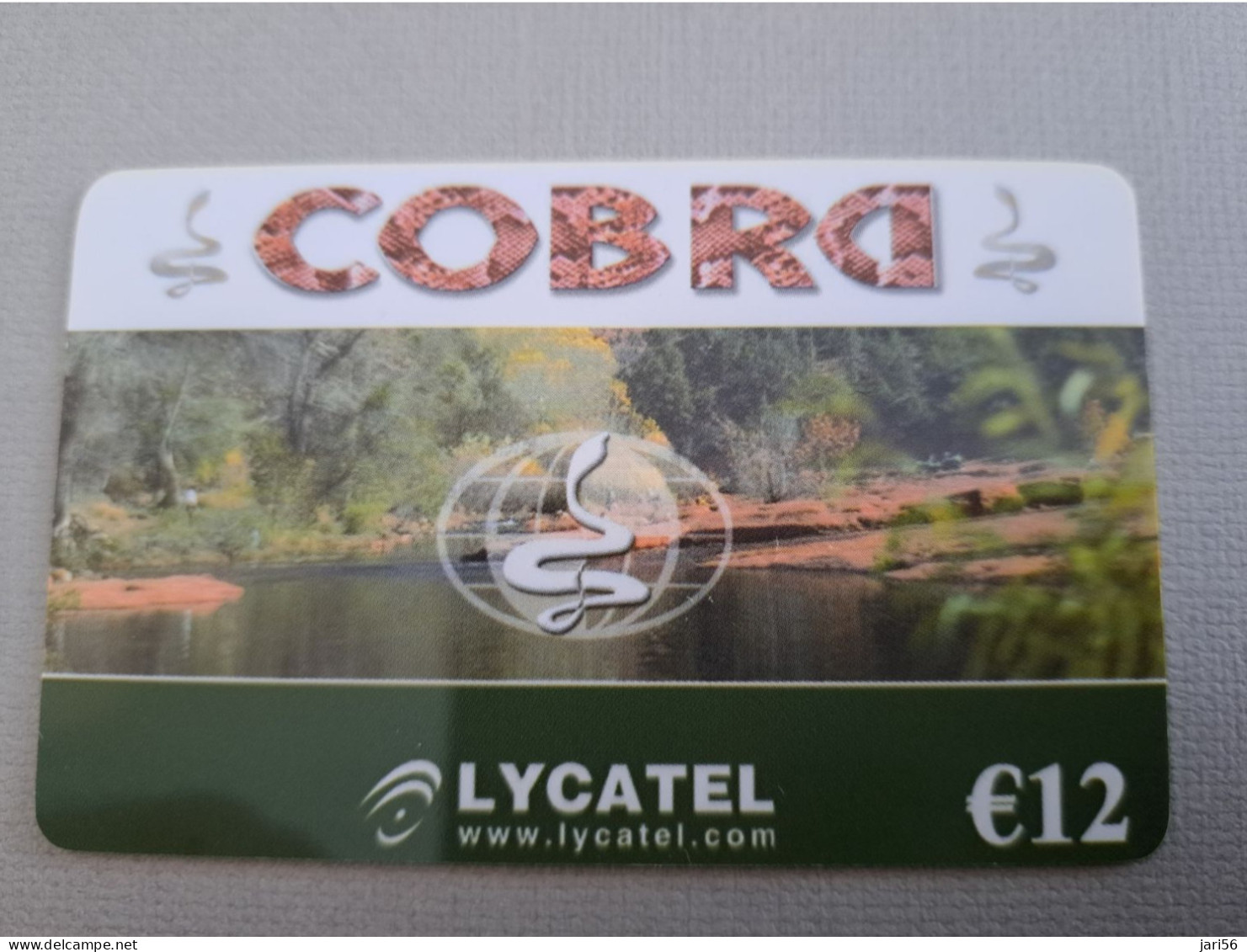 NETHERLANDS /  PREPAID / LYCATEL/ COBRA/ SNAKE /  € 12,-  USED  ** 15252** - Privat