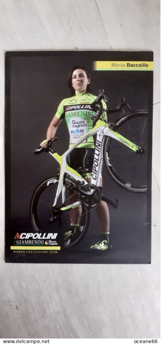 Monia Baccaille M Cipollini Giambenini  Format 11.5 X 16.5 Cm - Ciclismo