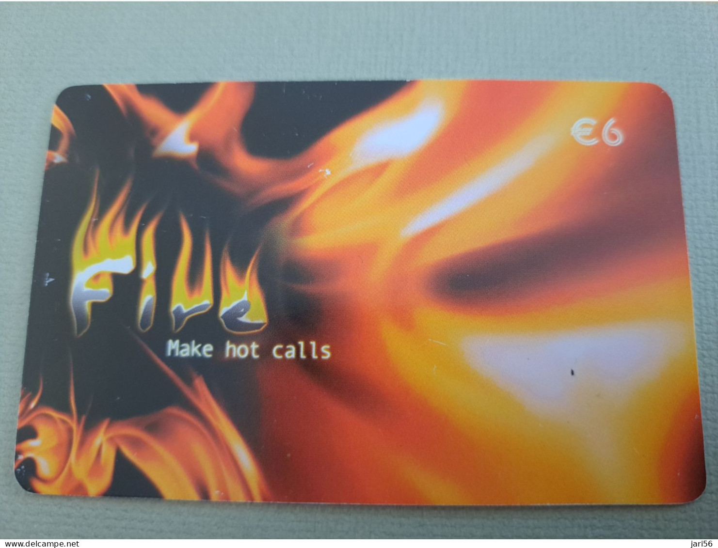 NETHERLANDS /  PREPAID / FIRE/ MAKE HOT CALLS  /  € 6,-  USED  ** 15254** - Private