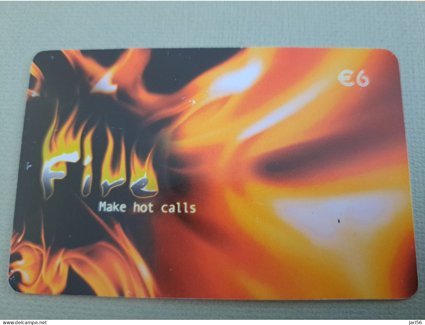 NETHERLANDS /  PREPAID / FIRE/ MAKE HOT CALLS  /  € 6,-  USED  ** 15254** - Privées