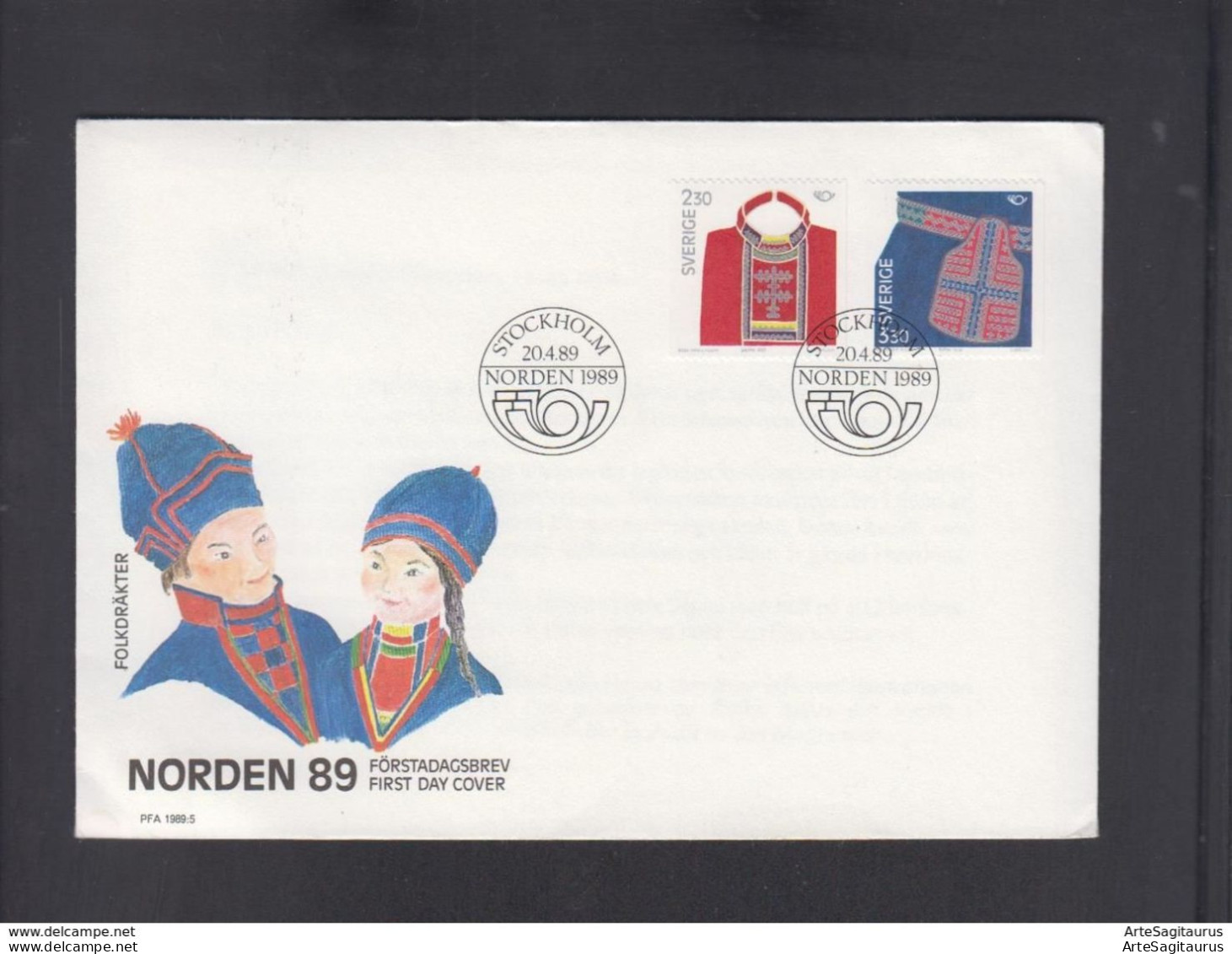 NORGE, FDC - COSTUMES  (010) - Costumes