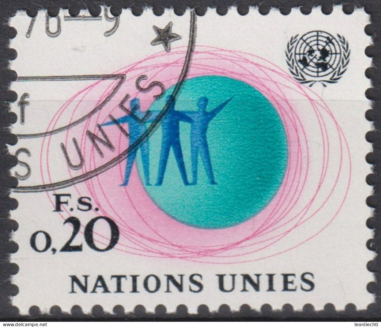 1969 UNO Genf ° Mi:NT-GE 3, Yt:NT-GE 3, Zum:NT-GE 3,  Symbol Der Einigkeit - Oblitérés