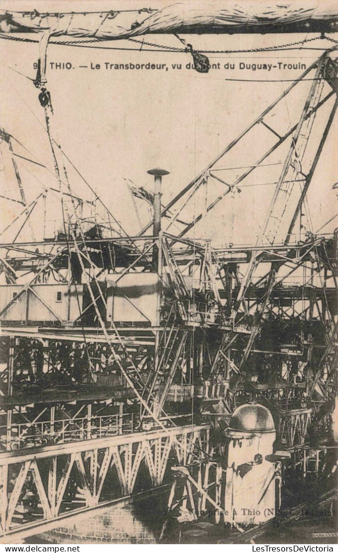 Nouvelle Calédonie - Thio - Le Transbordeur Vu Du Pont Du Duguay Trouin - Carte Postale Ancienne - Nouvelle-Calédonie