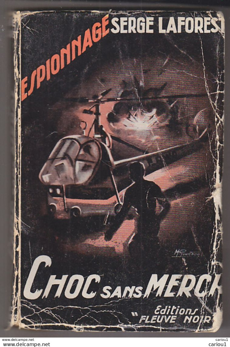 C1 Serge LAFOREST Choc Sans Merci FN ESPIONNAGE # 39 1953 EO PREMIER GAUNCE Port Inclus France - Antichi (ante 1960)